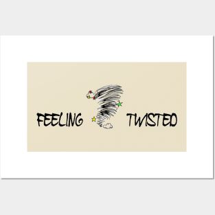 Feeling Twisted Moody Twister Hurricane Color Posters and Art